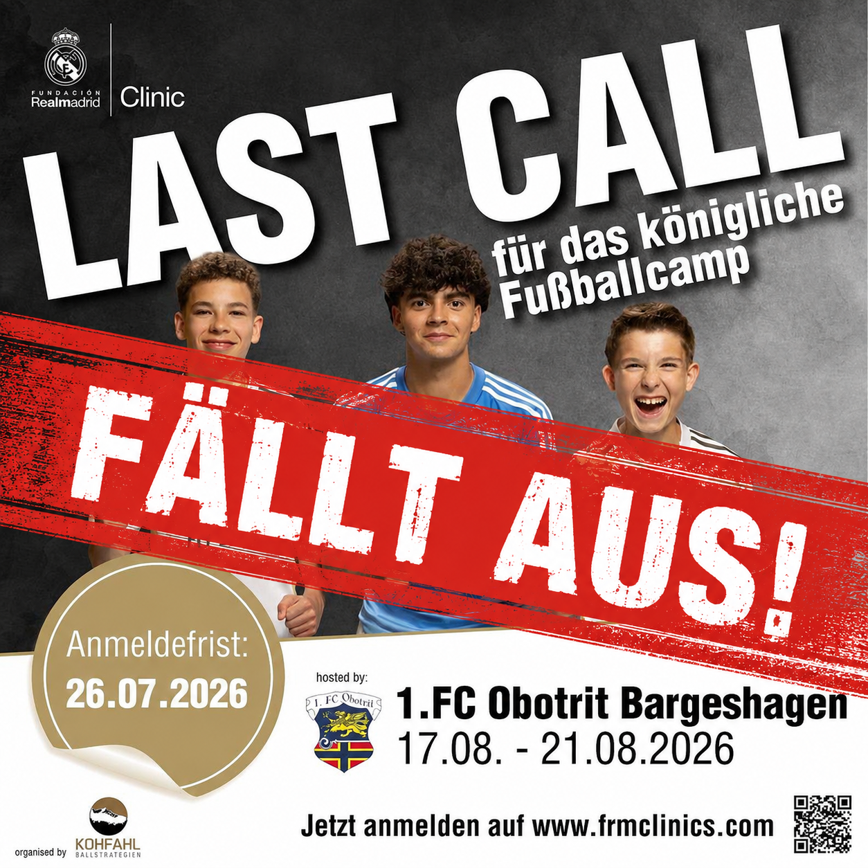 Flyer Ausfall